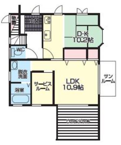 Floor plan. 23 million yen, 3LDK + S (storeroom), Land area 259.16 sq m , Building area 120 sq m
