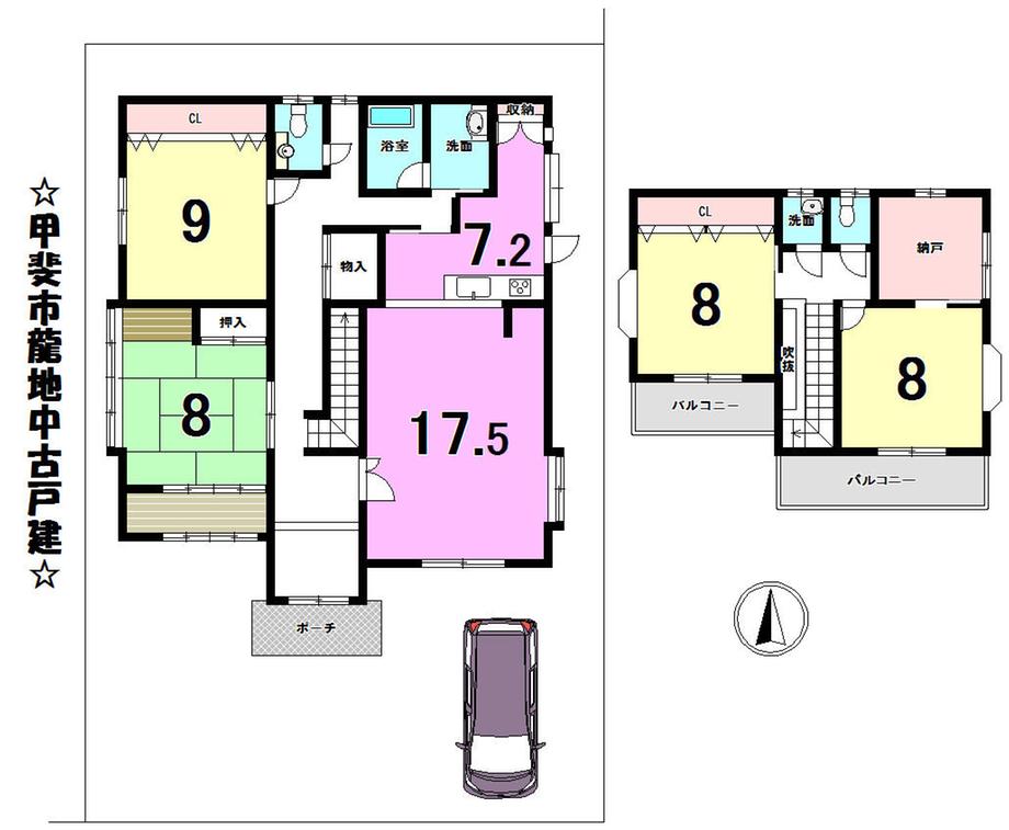 Floor plan. 27 million yen, 4LDK+S, Land area 311.07 sq m , Building area 169.18 sq m