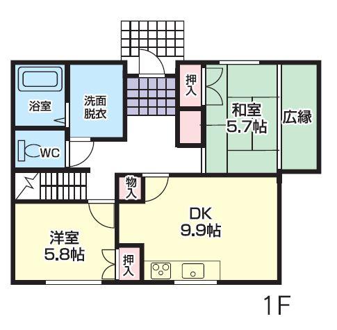 Floor plan. 24,800,000 yen, 4DK, Land area 185.08 sq m , Building area 104.12 sq m