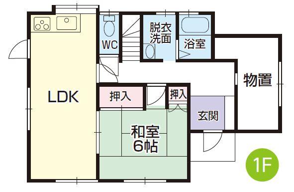 Floor plan. 13.8 million yen, 5DK, Land area 140.45 sq m , Building area 96.05 sq m