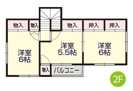 Floor plan. 13.8 million yen, 5DK, Land area 140.45 sq m , Building area 96.05 sq m