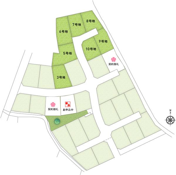 Compartment figure. Land prices -  ※ Sales compartment Figure