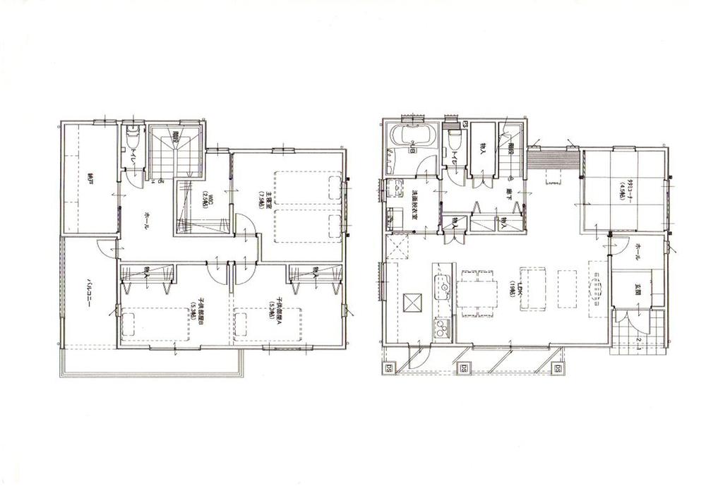 Floor plan. 22 million yen, 4LDK + S (storeroom), Land area 187.92 sq m , Building area 115.38 sq m