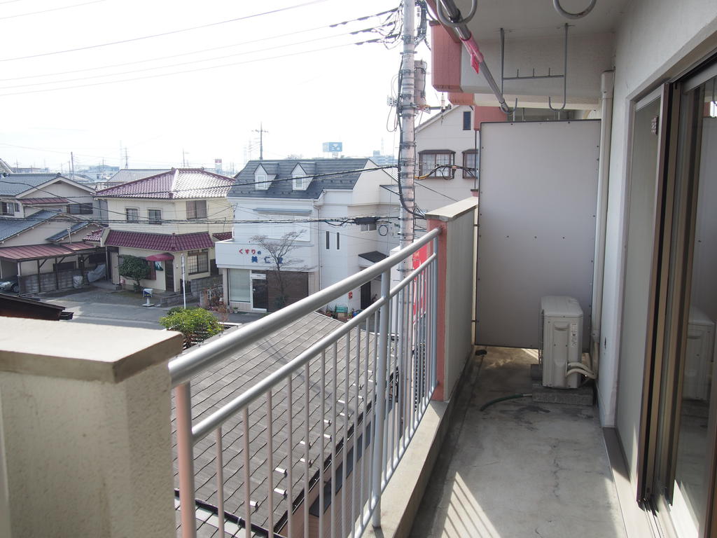 Balcony. Size of the apartment unique.