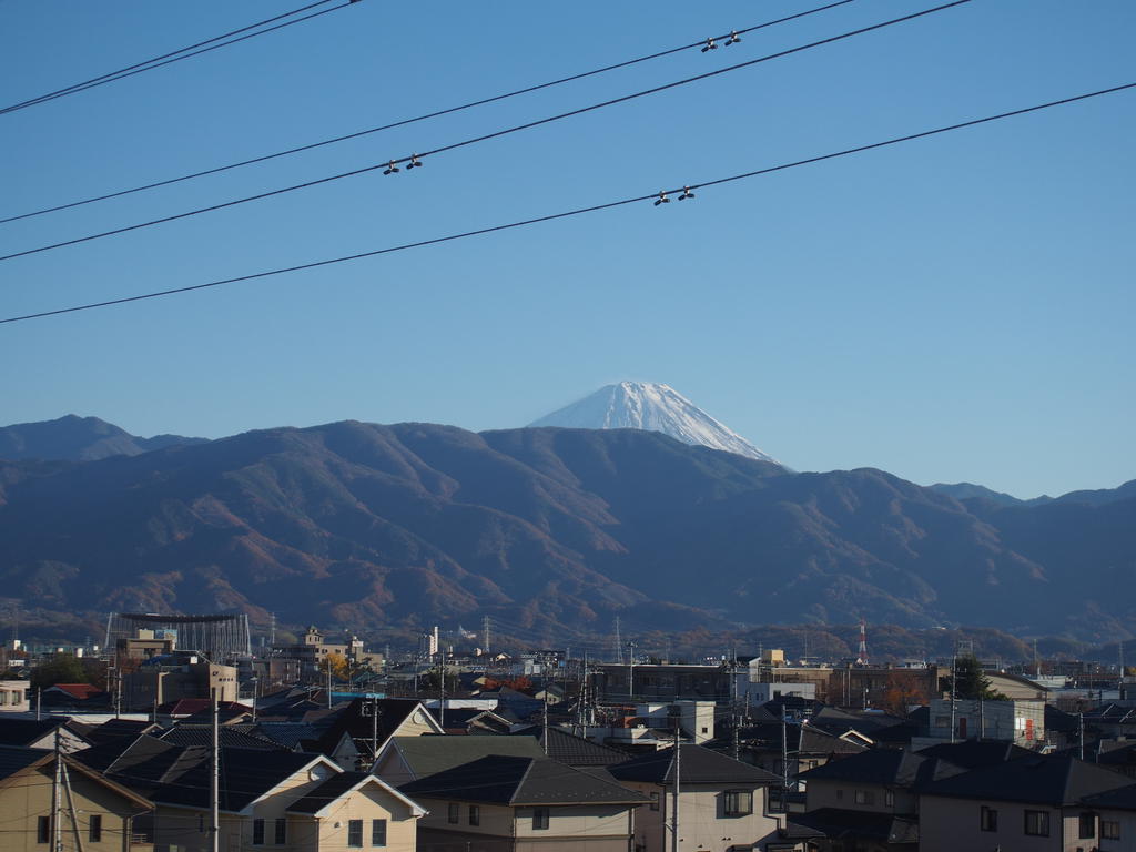 View. Also it looks down pat Fuji