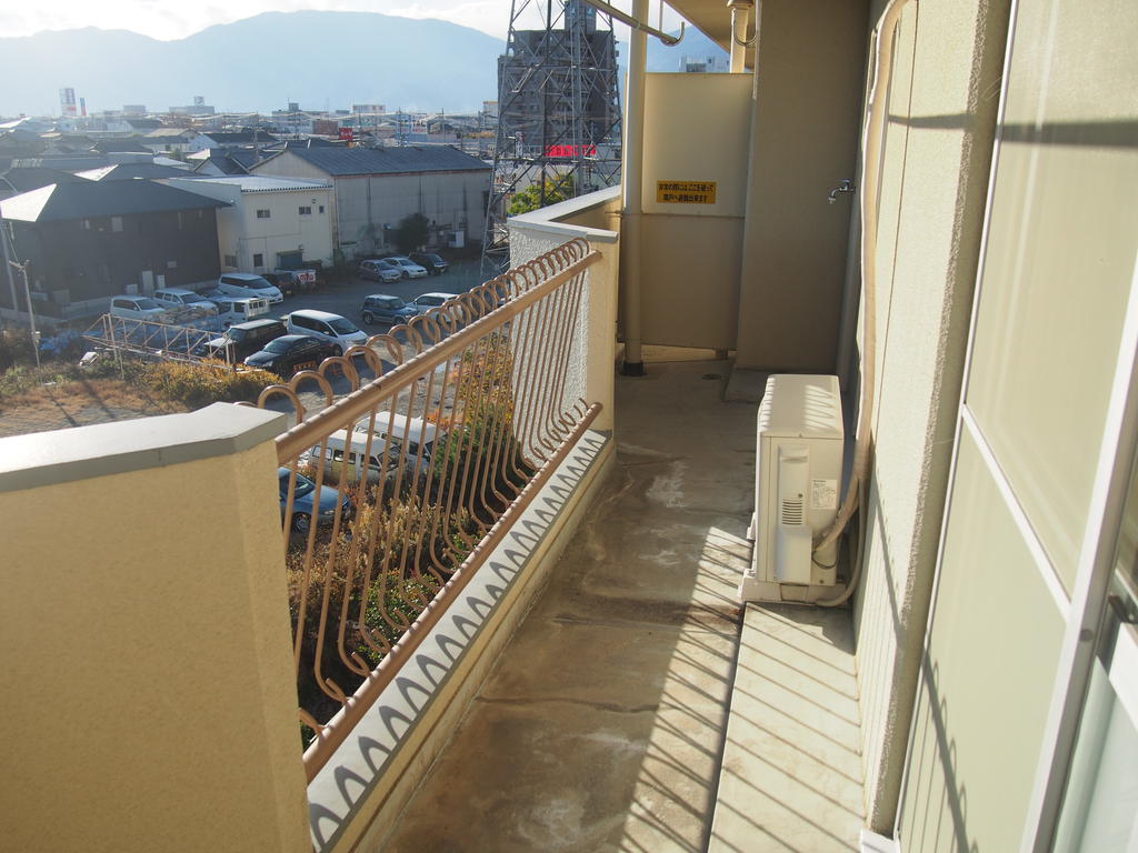 Balcony. Spacious balcony