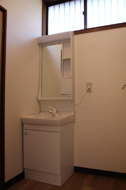 Washroom. Also washstand new