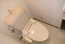 Toilet. Warm water washing toilet seat