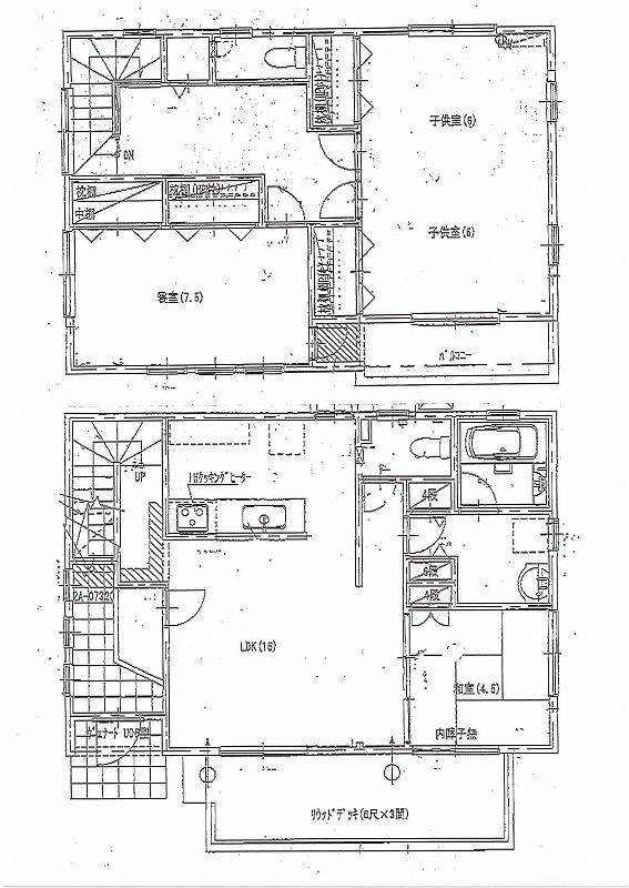 Floor plan. 22 million yen, 3LDK, Land area 192.45 sq m , Building area 110.54 sq m