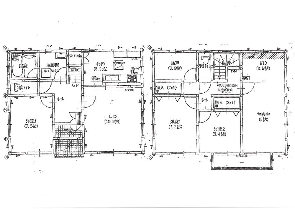 Floor plan. 22.5 million yen, 4LDK + S (storeroom), Land area 189.4 sq m , Building area 124 sq m