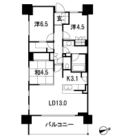 Floor: 3LDK, occupied area: 73.39 sq m, Price: 24,700,000 yen ~ 27,900,000 yen