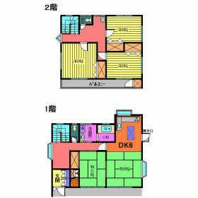 Floor plan. 13 million yen, 4LDK, Land area 206.89 sq m , Is a floor plan of the building area 113.44 sq m 4LDK