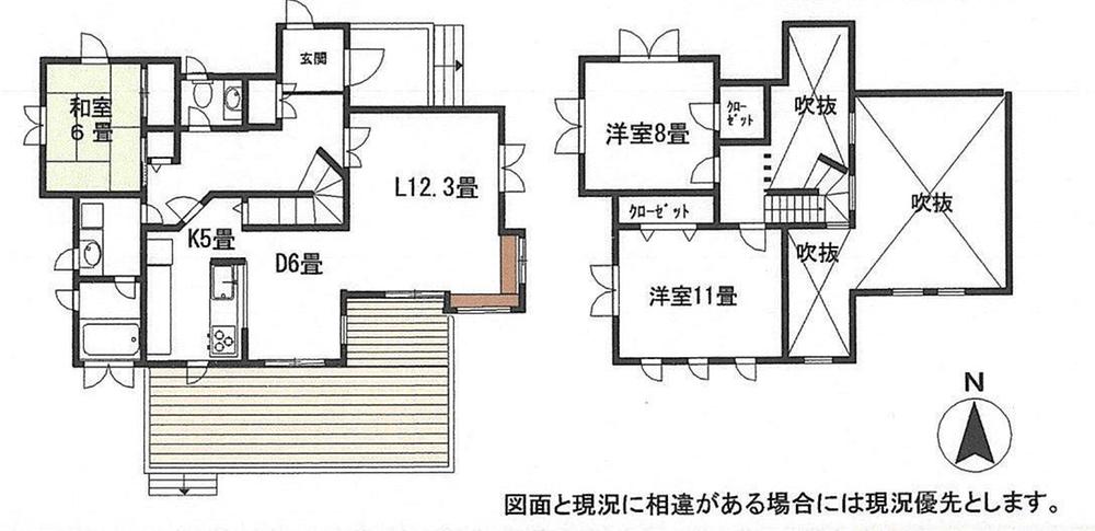 Floor plan. 54,800,000 yen, 3LDK, Land area 2,633 sq m , Building area 120.79 sq m