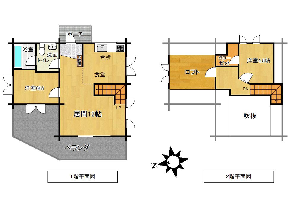 Floor plan. 15.8 million yen, 2LDK + S (storeroom), Land area 259 sq m , Building area 89.31 sq m