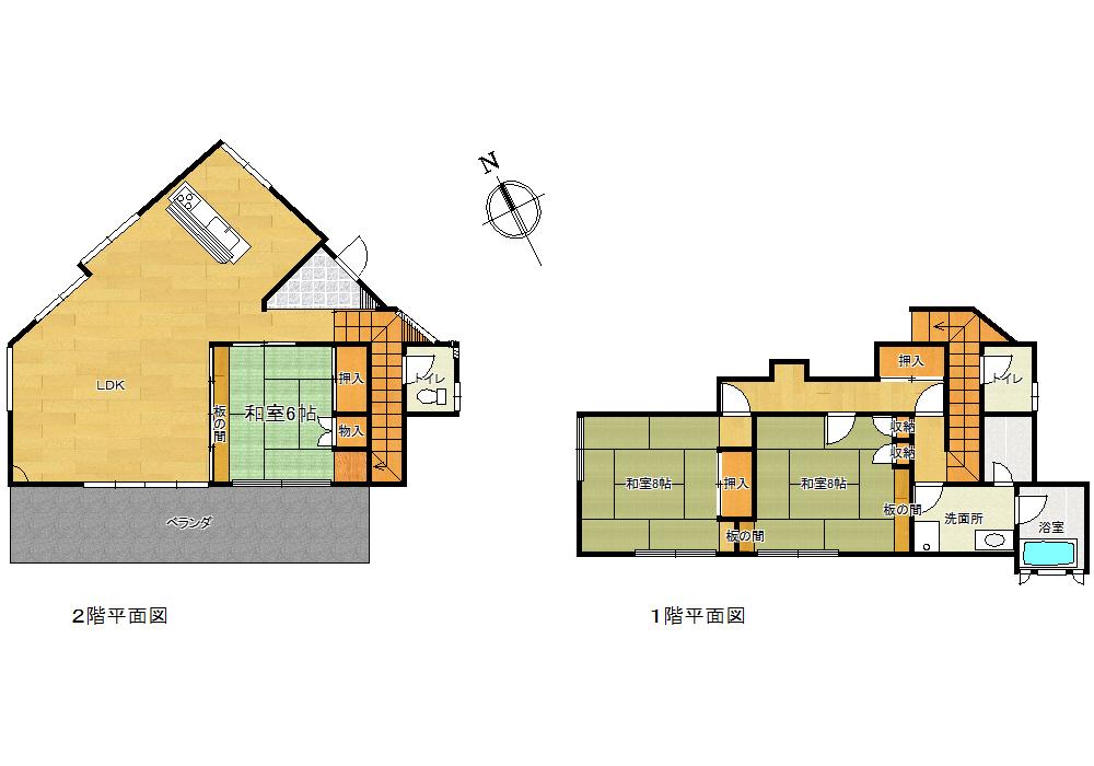 Floor plan. 15 million yen, 3LDK, Land area 676 sq m , Building area 123.66 sq m drawings