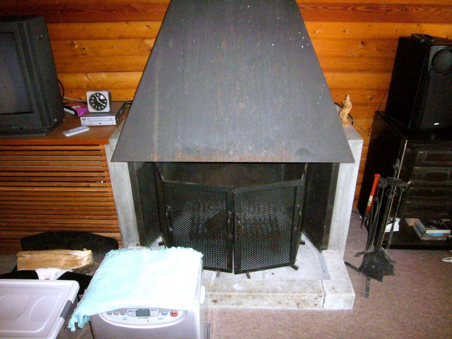 Other. Living in _ a wood-burning stove