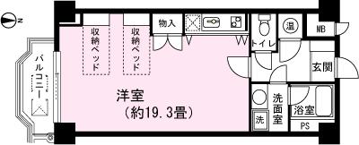 Floor plan. Price 4.8 million yen, Occupied area 47.25 sq m , Balcony area 4.4 sq m