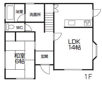 Floor plan. 17.5 million yen, 4LDK, Land area 209.22 sq m , Building area 105.16 sq m